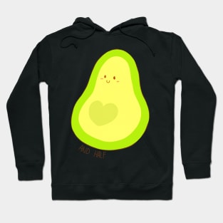 Half Avocado Couple Pair - Right Hoodie